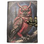 Leather Journal - Red Owl 5x7